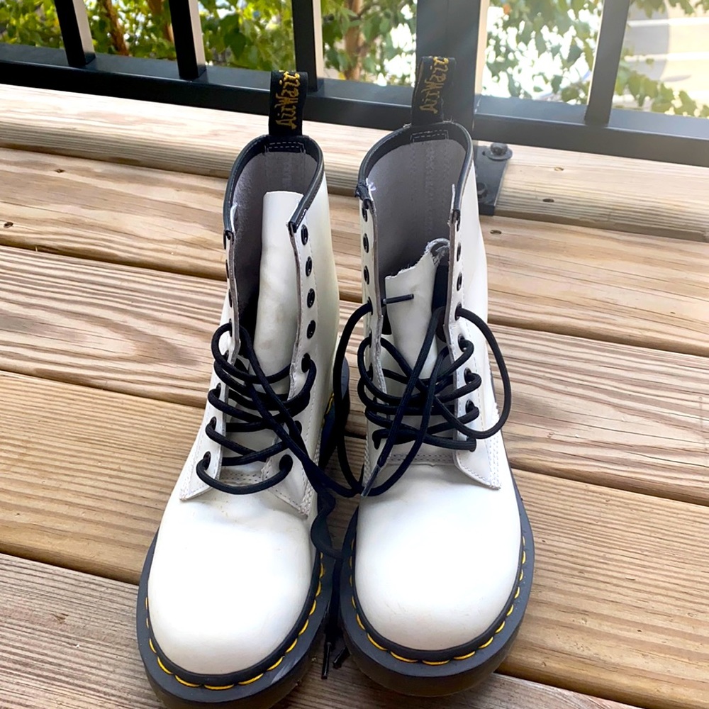 Cute white dr Martens